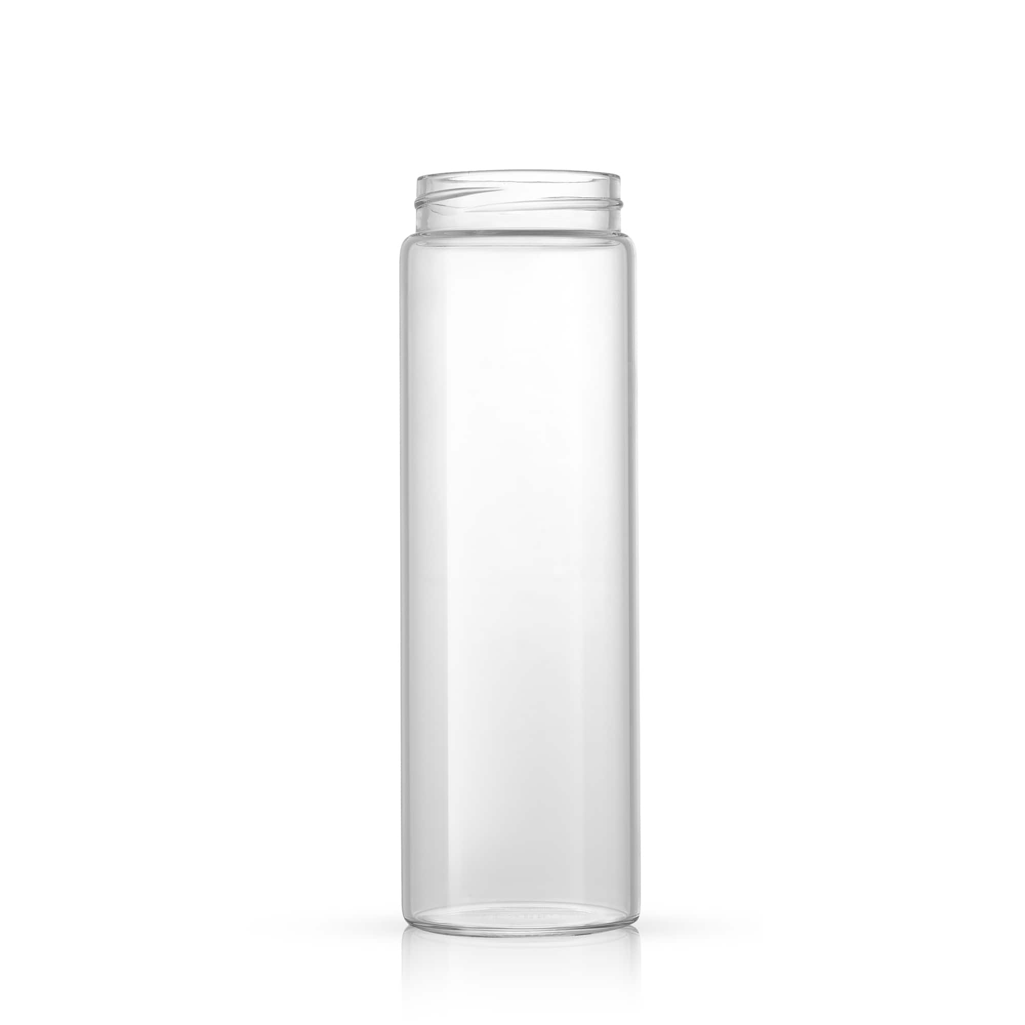 JoyJolt® 20oz. Glass Water Bottle with Carry Strap & Non Slip Silicone Sleeve